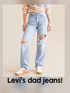 Levi’s Light Blue Distressed High-Waist Women's Jeans